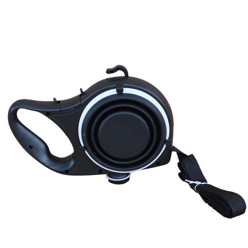 Portable Water Bottle Dog Leash - handle with water reservoir